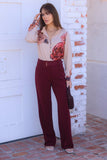 TOPS 2458 - D36459P BURDEOS