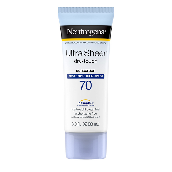 Neutrogena Ultra Sheer Dry-Touch protector solar, Crema FPS 70